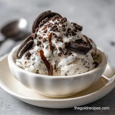 Oreo Protein Ice Cream with Pudding Mix