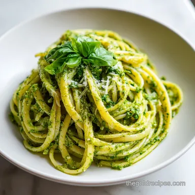 Pesto Pasta Recipe in 20 Minutes