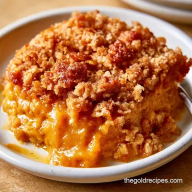 Pumpkin Dump Cake for 20 Servings