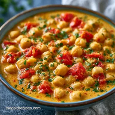 Quick Coconut Chickpea Curry in 30 Min