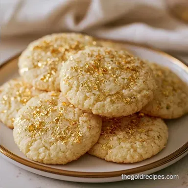 Quick Gold Leaf Cookies in 27 Minutes