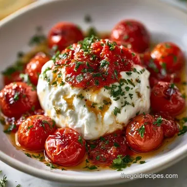Roasted Cherry Tomato Appetizer for 4 Recipe Card
