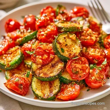 Roasted Zucchini Tomatoes in 30 Minutes