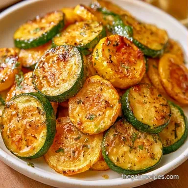 Saut&eacute;ed Zucchini and Squash in 15 Minutes Recipe Card