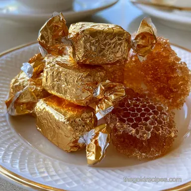 Simple Gold Foil Candy in 20 Minutes Recipe Card