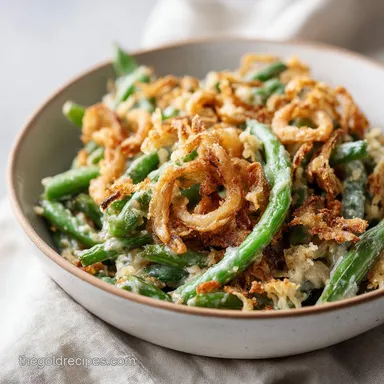 Simple Ina Garten Green Bean Casserole with Fresh Beans