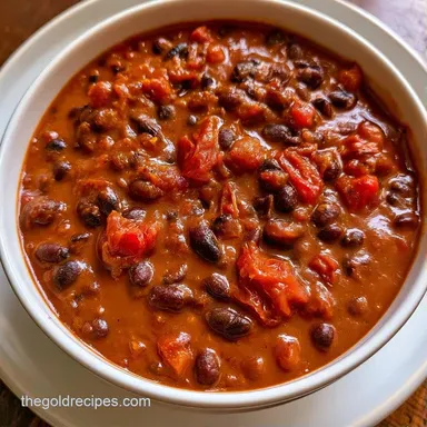 Black Bean Soup in 30 Minutes Recipe Card