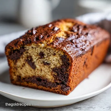 Sweet Chocolate Chip Banana Bread in 75 Minutes Recipe Card