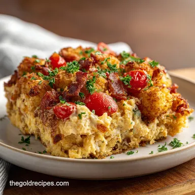 Tater Tot Casserole: 1 Hour Total Time