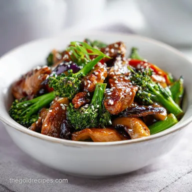 Teriyaki Chicken Stir Fry for 4 Servings