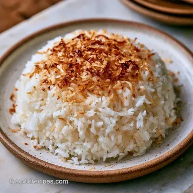 Toasted Coconut Rice Recipe in 30 Minutes