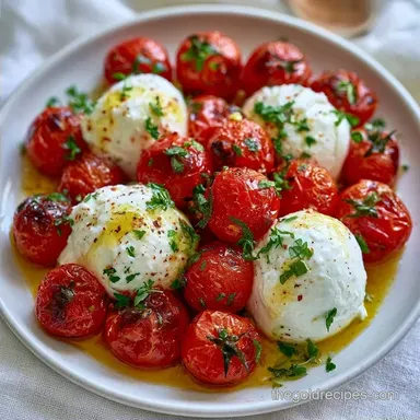 Tomato Burrata Snack in 10 Minutes