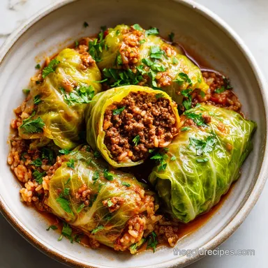 Unstuffed Cabbage Rolls: One Pot Dinner Recipe Card