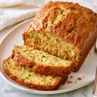 Whole Wheat Zucchini Bread for 10 Slices Recipe Card