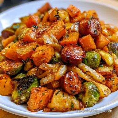 Whole30 Harvest Sheet Pan Dinner for 6 Recipe Card