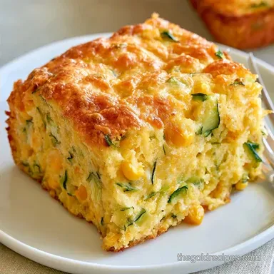 Zucchini Corn Casserole for 8 Servings