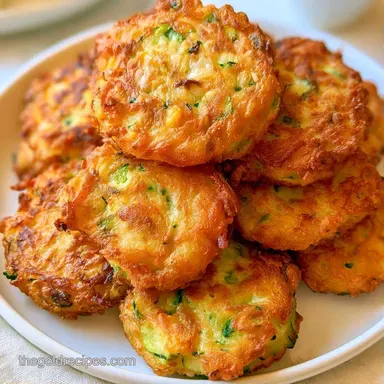 Zucchini Fritters Air Fryer in 30 Minutes Recipe Card