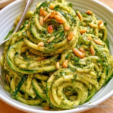 Zucchini Noodles Pesto in 15 Minutes