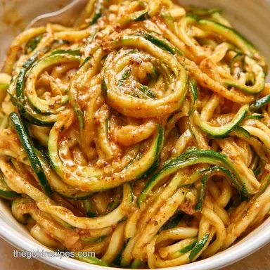 Zucchini Pad Thai in 30 Minutes