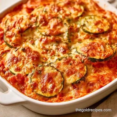 Zucchini Parmesan Casserole for 8 Servings