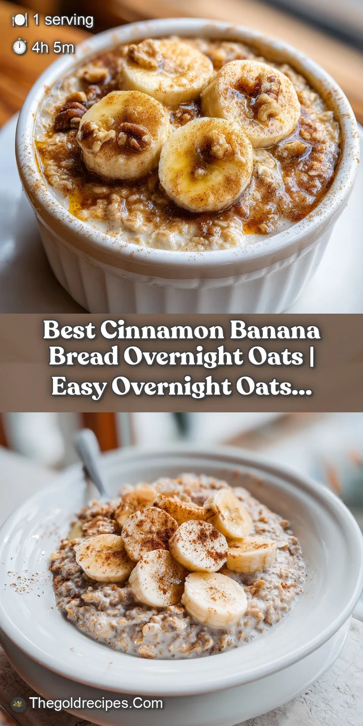 Close-up of velvety oats with visible banana slices and a dusting of cinnamon spice.