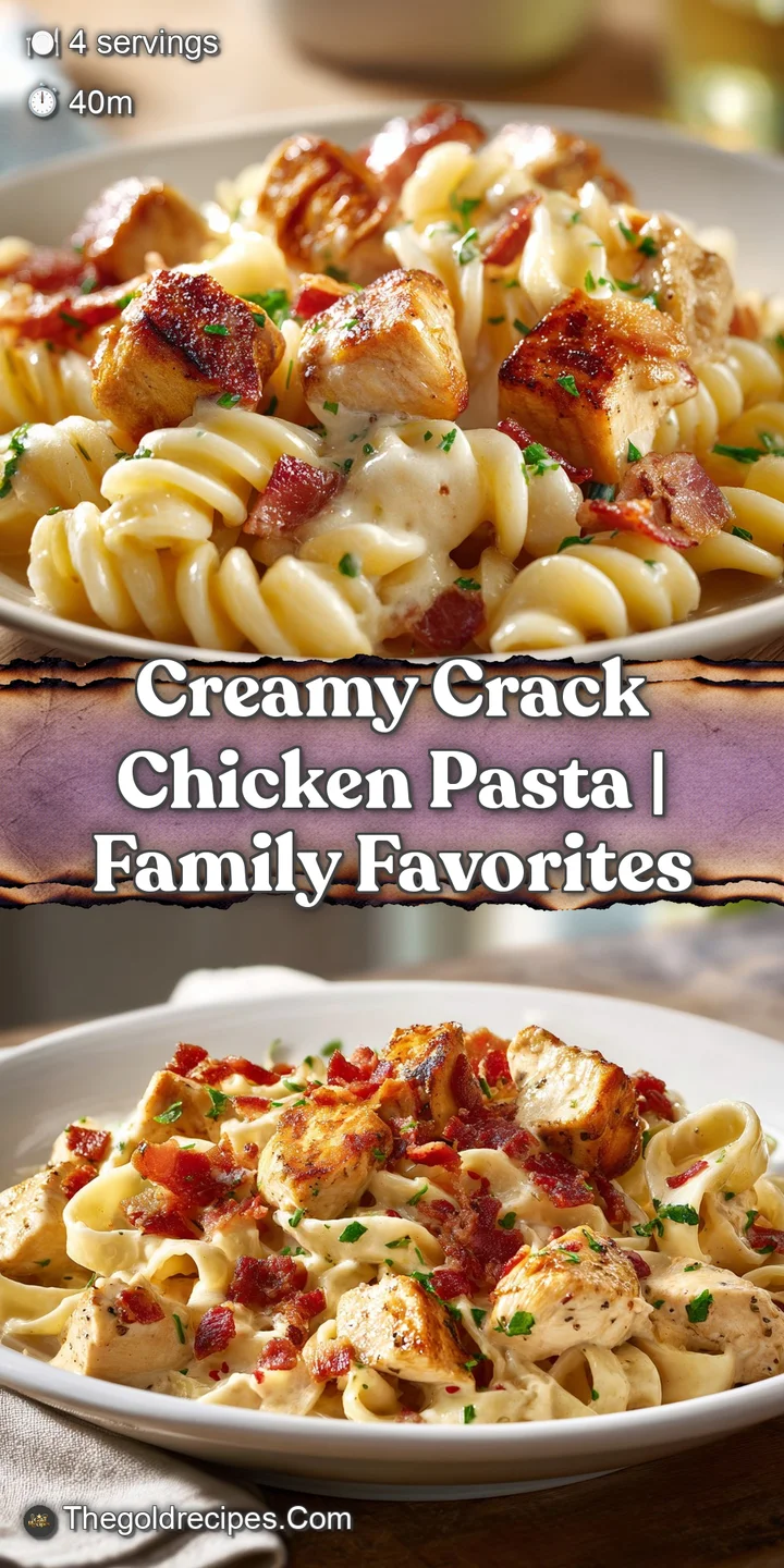 Close-up of glossy, cream-coated pasta with juicy chicken chunks and melted cheese glistening under warm light.