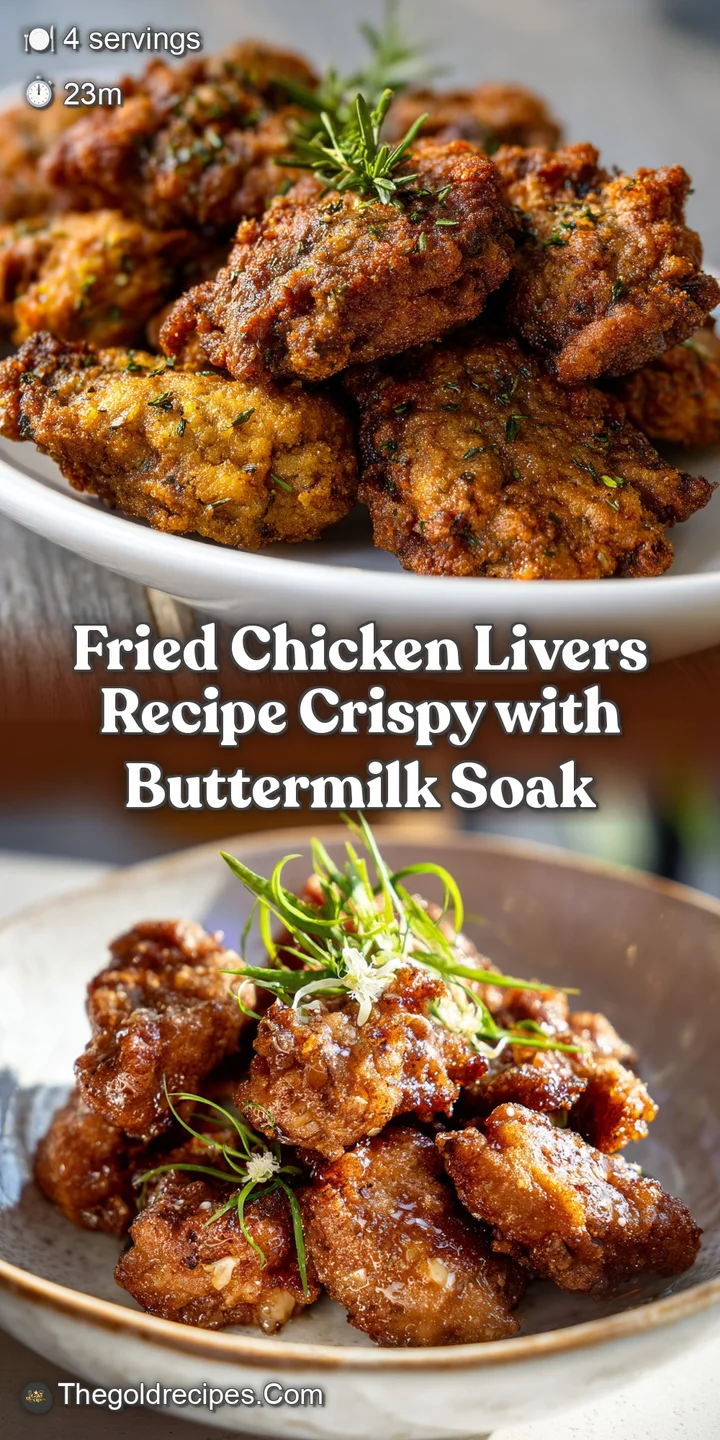 Close-up of a perfectly fried chicken liver, showcasing its crunchy, browned exterior and tender interior. Mouthwatering d...