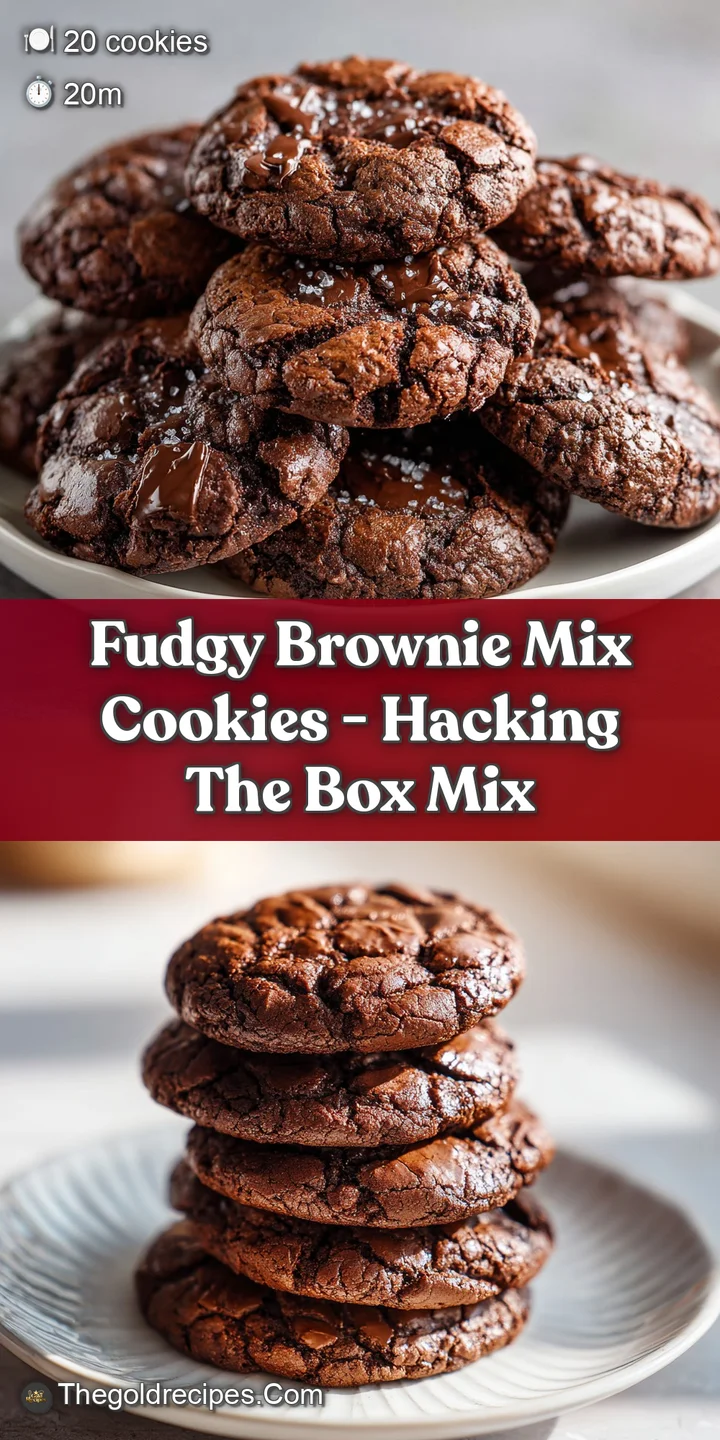 Close-up of a fudgy brownie cookie, revealing a soft, moist center with melted chocolate chips. Deep, dark, delicious choc...