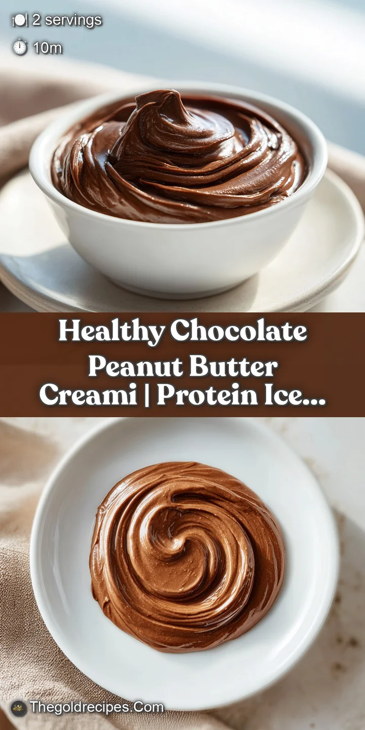 Close-up of chocolate peanut butter frozen dessert with ribbons of dark chocolate. Frosty texture hints at cool, sweet taste.