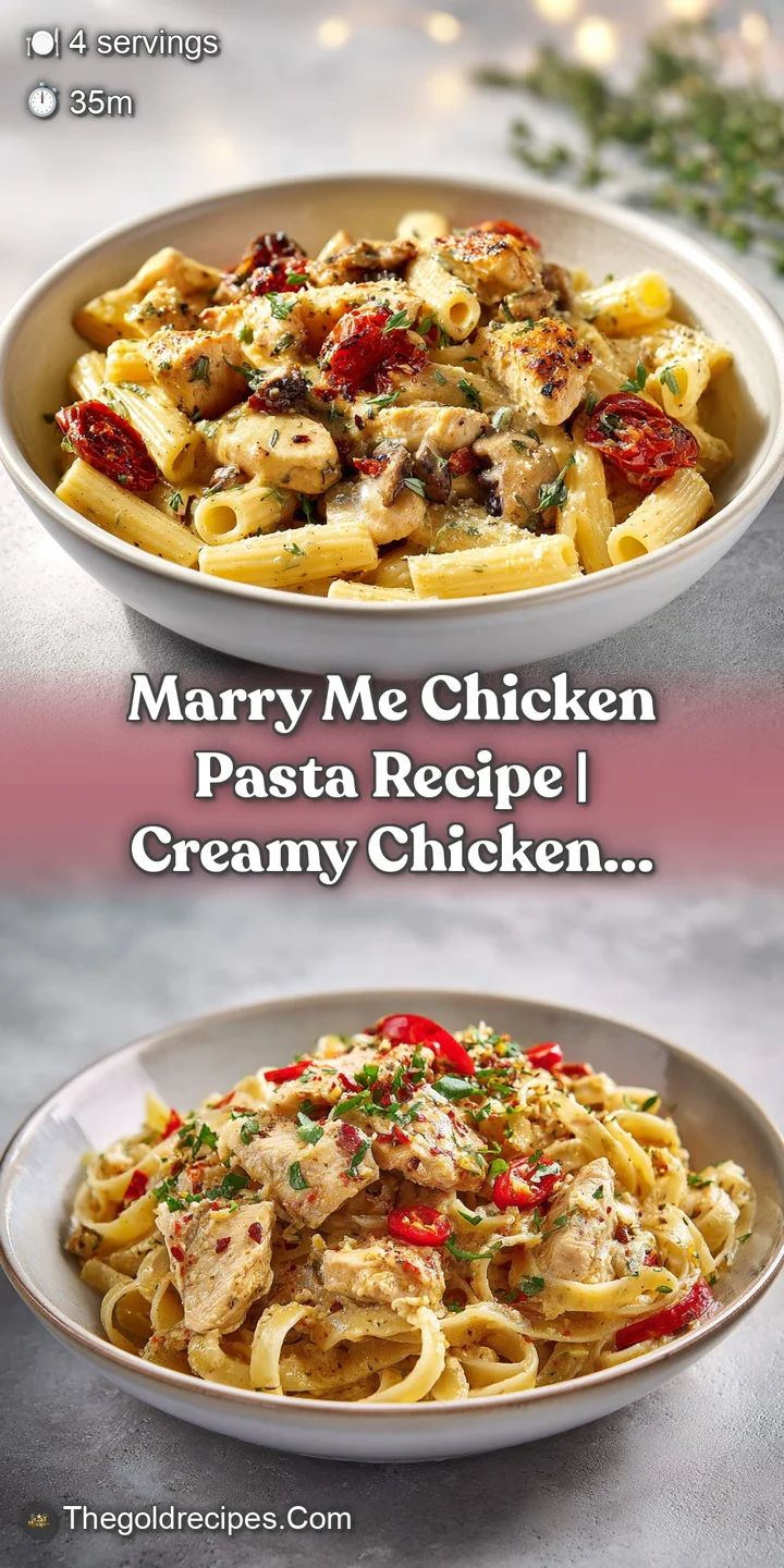 Close-up: Shiny, luscious sauce coats tender pasta and chicken. Melted parmesan and bright herbs offer an irresistible inv...