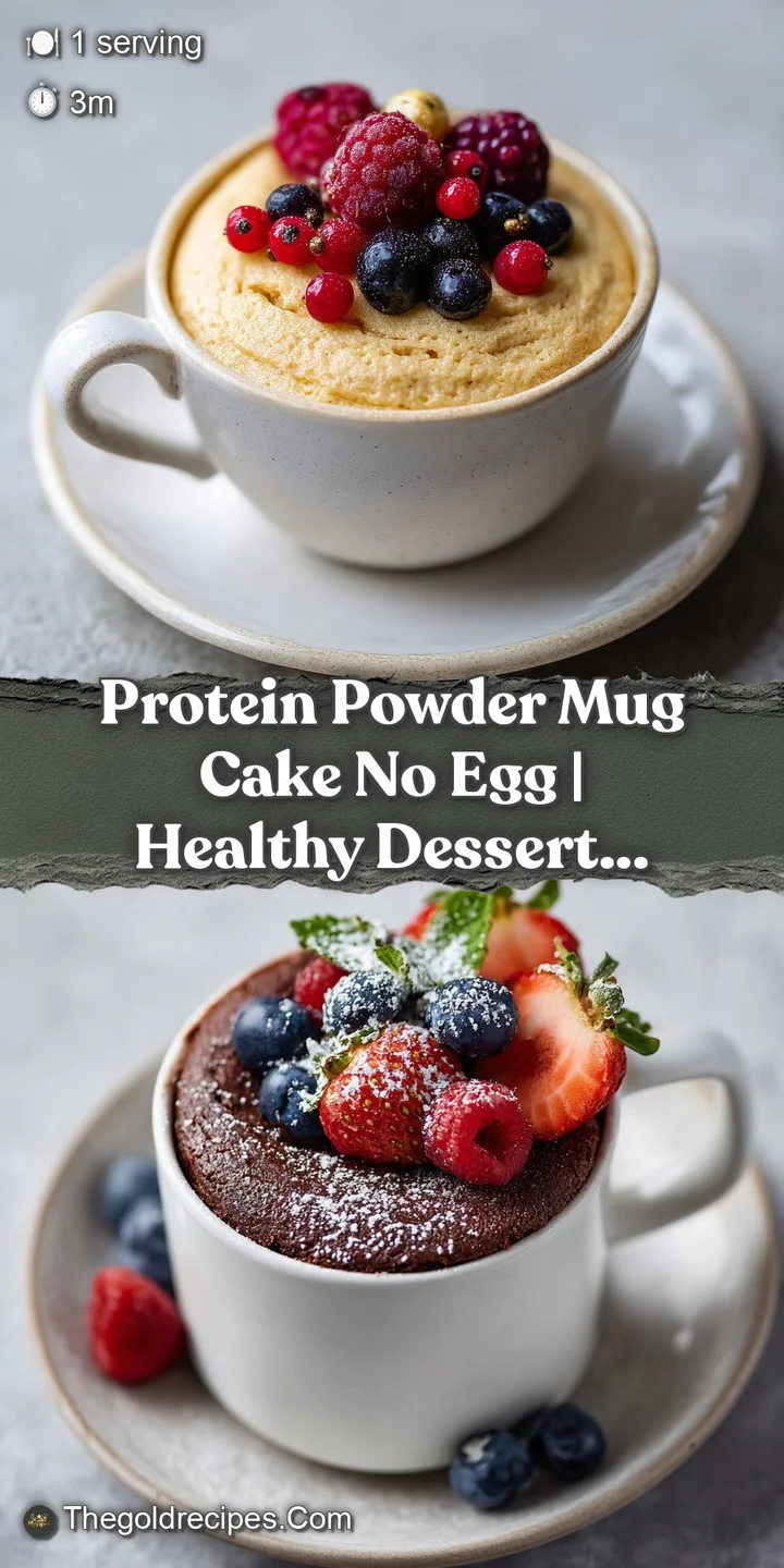 Close-up of a rich chocolate mug cake. Fudgy interior visible with a light dusting of cocoa powder on top. Hints of moistn...