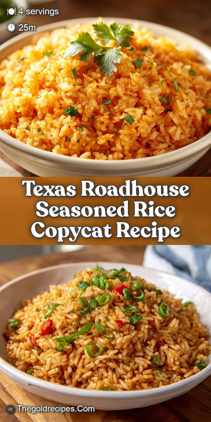 Close-up of seasoned rice: shimmering grains with visible herbs & spices. Aromatic & flavorful, hinting at a savory, comfo...