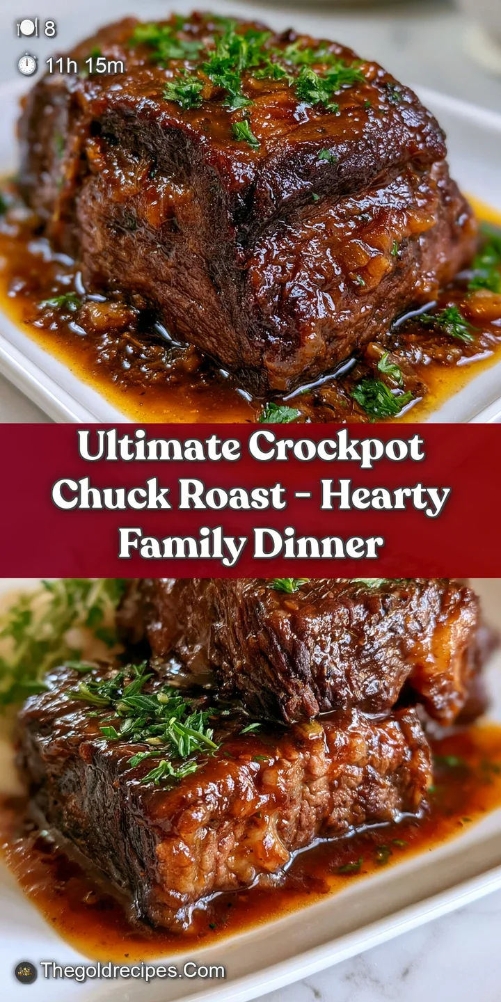 Close-up of succulent, fork-tender beef with glistening juices and a rich, dark brown savory reduction sauce.