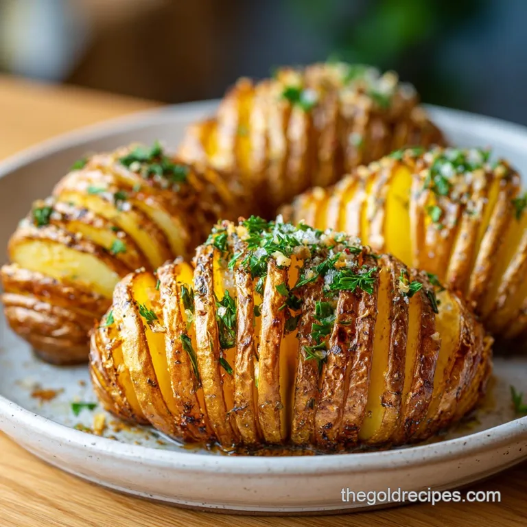 Hasselback Potatoes Air Fryer Recipe