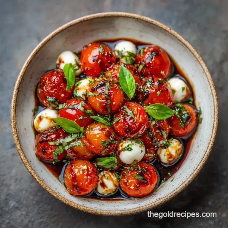 Balsamic Glaze Caprese Bites: Tangy and Bright