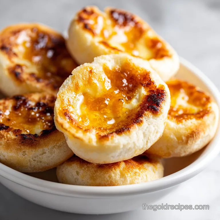 Buttery English Muffins: Fluffy and Pan-Seared