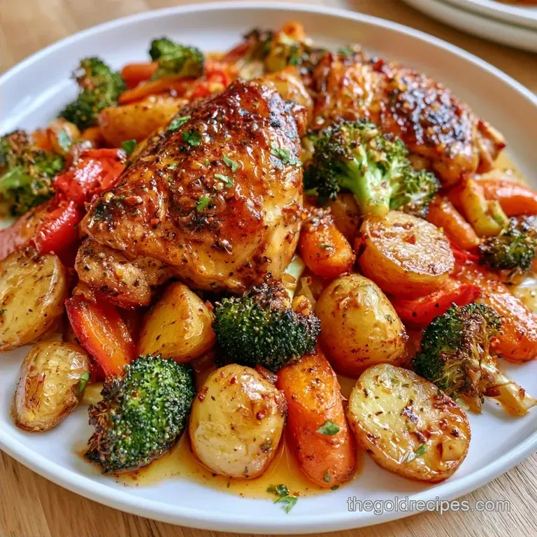 Chicken Sheet Pan Dinner with Roasted Potatoes