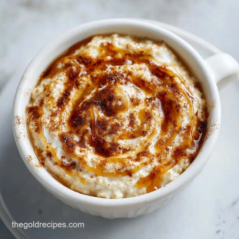 Glass meal prep jars filled with layered creamy oats, topped with white glaze and a sprinkle of toasted walnuts.
