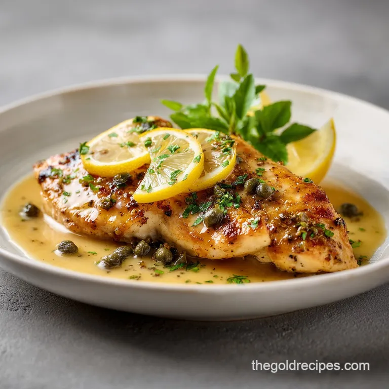Chicken Piccata: Crispy and Tangy