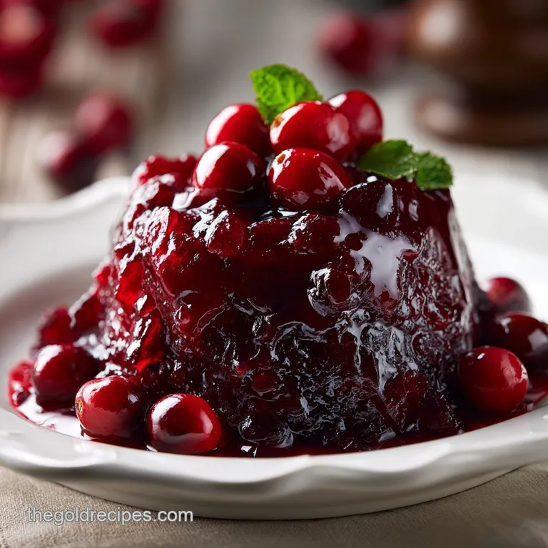 Classic Cranberry Sauce: Tart and Velvety
