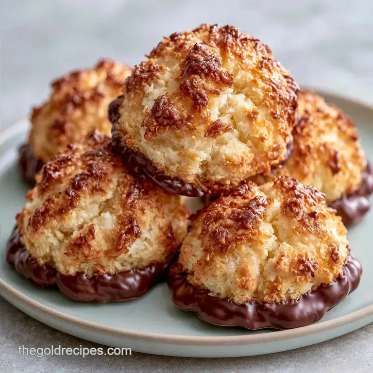Chewy Coconut Macaroons With Condensed Milk