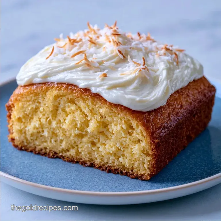 Ultra-Moist Cream of Coconut Cake
