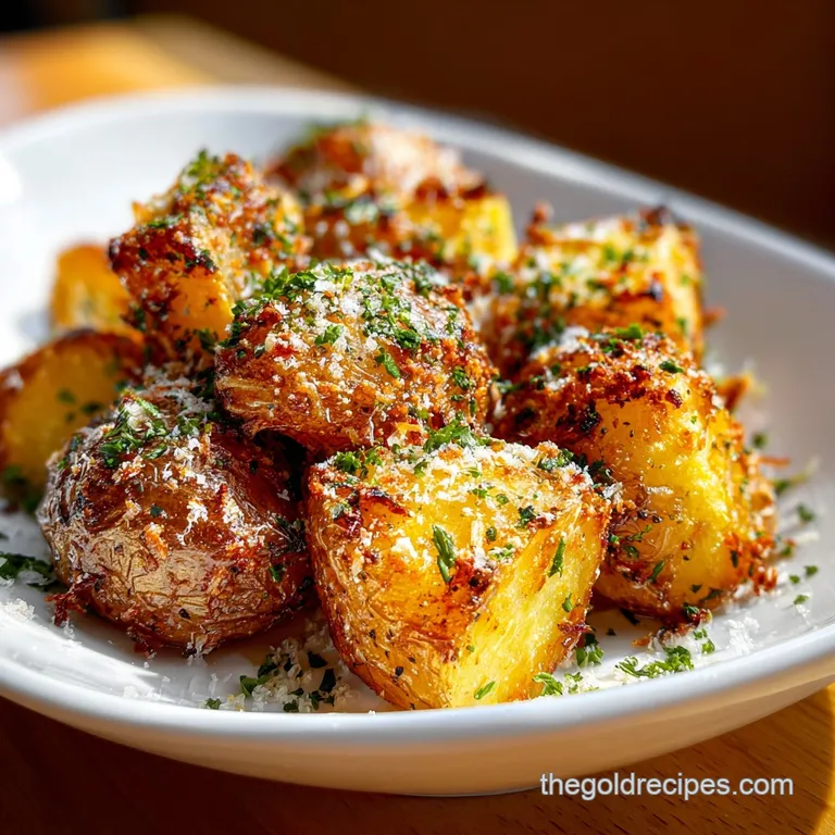 Crispy Parmesan Roasted Potatoes