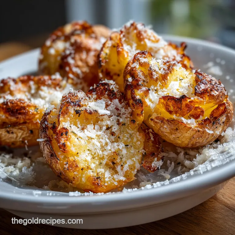 Crispy Smashed Potatoes: Oven Baked