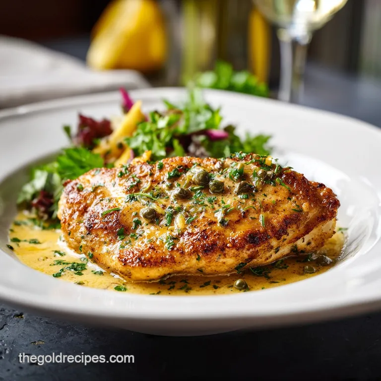 Chicken Piccata: Velvety Sauce Hack