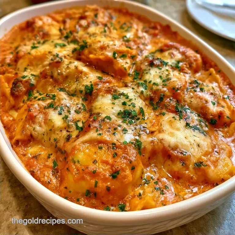 Ravioli Lasagna with Ground Turkey