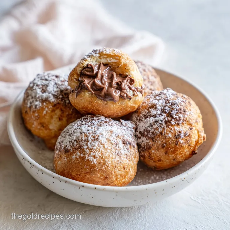 Nutella Bombs: Fluffy and Molten