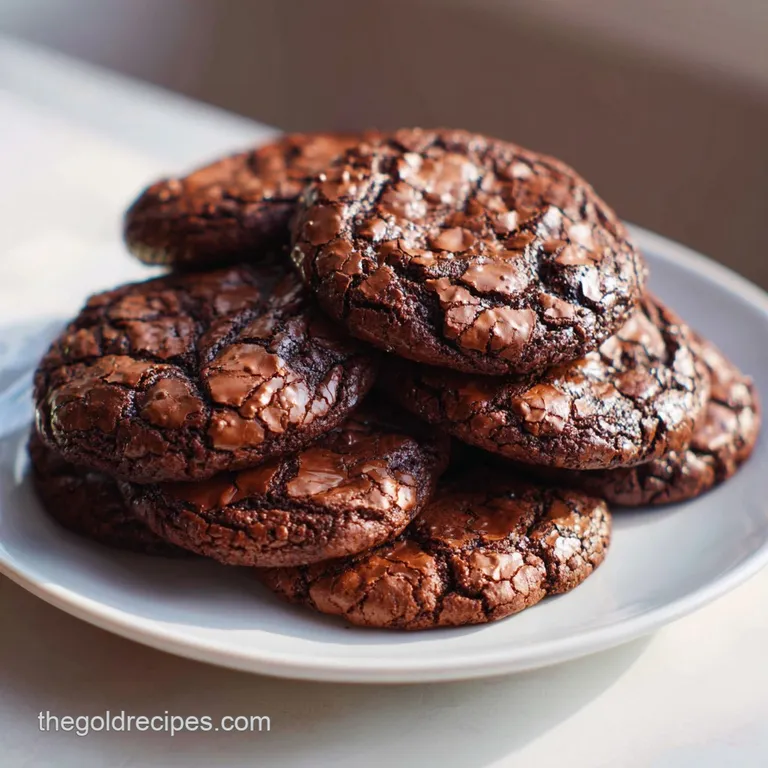 Fudgy Brownie Mix Cookies: Molten Center