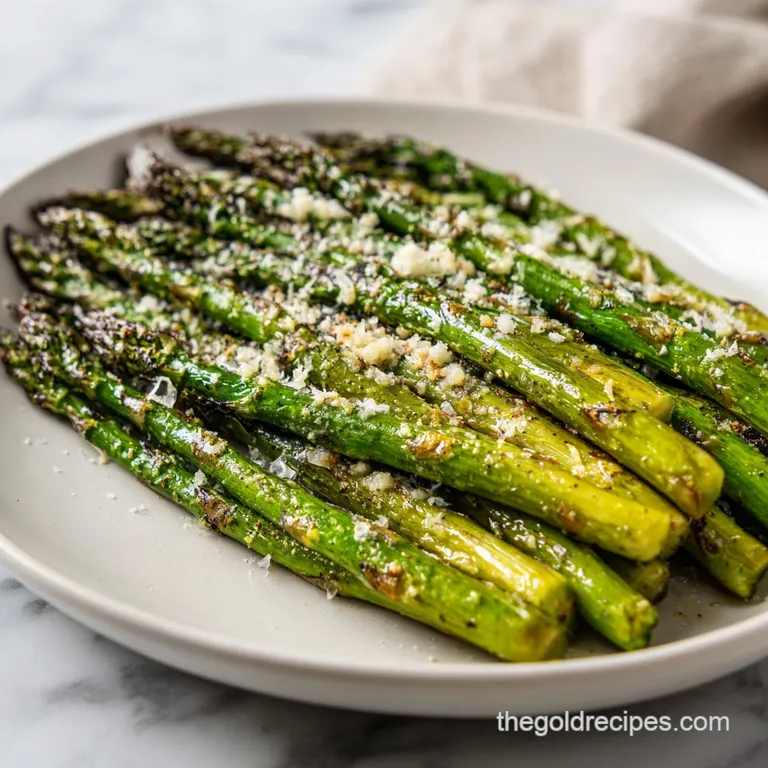 Garlic Parmesan Roasted Asparagus