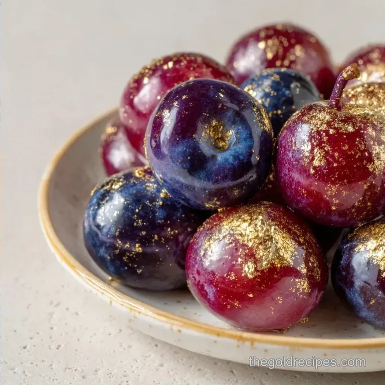 Gold Leaf Fruit Tart: Buttery and Silky